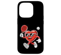 Love Padel, Joli cœur de Saint-Valentin Coque pour iPhone 14 Pro