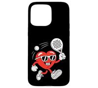 Love Padel, Joli cœur de Saint-Valentin Coque pour iPhone 15 Pro Max