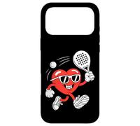 Love Padel, Joli cœur de Saint-Valentin Coque pour iPhone 17 Pro Max
