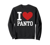 Love Panto Pantomime Drôle Blague Théâtre Acteur Actrice Scène Sweatshirt
