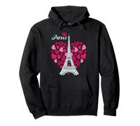 Love Paris Coeur Tour Eiffel Souvenir France Amour Français Sweat à Capuche