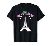 Love Paris France Heart Eiffel Tower French Souvenir T-Shirt
