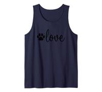 Love Paw Print Pet Rescue Mom Dad Life Pride Débardeur