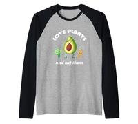 Love Plants and Eat Funny Vegan Vegetarian Plant Based Diet Manche Raglan