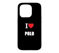 Love Polo Équitation Jouer Coaching Coque pour iPhone 15 Pro
