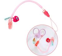 Love Porte-Ciseaux Infirmier, Ressort Rétractable En Silicone Avec Clip Pour Poches Mousqueton Porte Clef Pour Un Accès Facile Des Ciseaux Infirmiere Accessoires