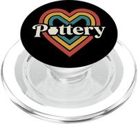 Love Pottery Roue à Lancer en céramique rétro PopSockets PopGrip pour MagSafe