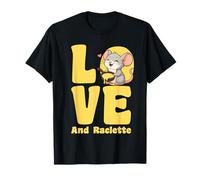 Love & Raclette - Humour Cheese Souris Fondue Addict poêlon T-Shirt