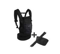 LOVE RADIUS - Porte-bébé PhysioCarrier + pack accessoires Noir poche anthracite LOVE RADIUS