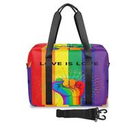 Love Rainbow Gay Pride - Sac de voyage pour femmes, hommes, filles, garçons, sac de week-end, sac fourre-tout de 32 L, grand sac fourre-tout pour voyage, sport, salle de sport, couleur, Big,