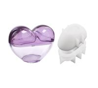 Love Rangement Box Moule De Silicone, Récipient En Forme De Cœur, 110x66x37mm, Moule À Casting De Coeur, Boîte À Bijoux De Bijou