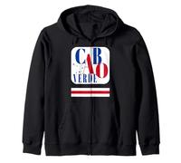 Love Republica De Cabo Verde avec emblème du drapeau du Cap-Vert Sweat à Capuche
