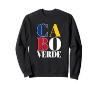 Love Republica De Cabo Verde avec emblème du drapeau du Cap-Vert Sweatshirt