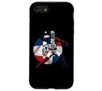 Love République Dominicaine Baseball Catcher Graphic DR Flag Art Coque pour iPhone SE (2020) / 7/8