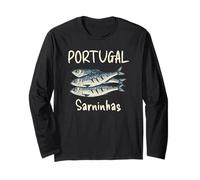 Love Retro Portugal Sardinhas Cuisine Portugaise Grill Sardines Manche Longue