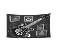 Love Rock - Chapeau d'Halloween à couverture complète - Couvre-chef de sorcière pliable pour festivals, fêtes et fêtes avec tissu lavable en machine