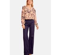 love & roses Chemisier beige / saphir / chocolat / framboise, Taille 4XL