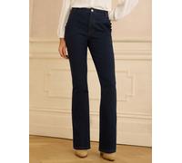 Love & Roses Love & Roses Dark Rinse Wash Petite Scallop Pocket Bootcut Jeans