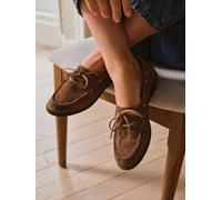 Love & Roses Love & Roses Tan Brown Real Suede Whipstich Fringe Moccassin Casual Loafer Shoes Tan Brown EU 40 (UK 7)