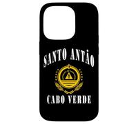 Love Santo Antão Cabo Cap-Vert avec Emblème Cap-Verdien M Coque pour iPhone 14 Pro