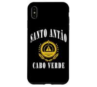 Love Santo Antão Cabo Cap-Vert avec Emblème Cap-Verdien M Coque pour iPhone XS Max