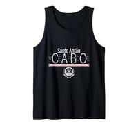 Love Santo Antão Cabo Cap-Vert avec emblème du Cap-Vert Débardeur