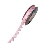 Love Satin Ribbon For Floral Bouquet, Packaging Material, Bow Wrapped Brocade, 10 Yard(Pink)