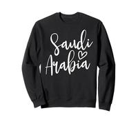Love Saudi Arabia Cute Heart Proud Saoudiens Arabians Sweatshirt