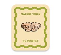 Love Seed Pin | Accessoire de Mode Original | Cadeau Unique pour Vestes, Sacs à Dos et Sacs à Main | Collection Nature Vibes par Resetea