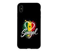 Love Senegal Vacation Voyage Drapeau Souvenir Coeur Touriste Coque pour iPhone XS Max