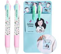 Love Set De 2 Pcs Stylo Personnalisé Infirmiere + Pochette Infirmiere Pour Blouse AquaPorte Stylo Avec Stylo De 3 Couleurs Idéal Etudiante,Adapté CiseauxInfirmiere Accessoires