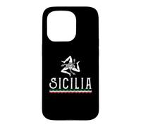 Love Sicilia Crest Siciliano Italia Pride Coque pour iPhone 15 Pro