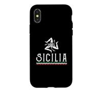 Love Sicilia Crest Siciliano Italia Pride Coque pour iPhone X/XS