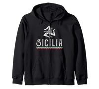 Love Sicilia Crest Siciliano Italia Pride Sweat à Capuche