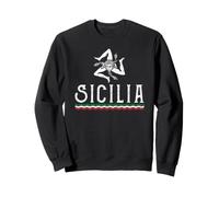 Love Sicilia Crest Siciliano Italia Pride Sweatshirt