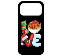 Love Spaghetti Pasta Xmas Holiday Italian Food Christmas Coque pour iPhone 17 Pro Max