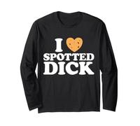 Love Spotted Dick Funny British Currant Pudding Custard Food Manche Longue
