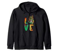 Love St Bernard Dog Funny Sunflower Tie Dye Leopard Sweat à Capuche