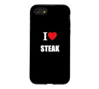 Love Steak BBQ Bœuf Farmer Boucher Fête des Pères Coque pour iPhone SE (2020) / 7/8
