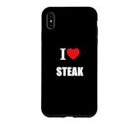 Love Steak BBQ Bœuf Farmer Boucher Fête des Pères Coque pour iPhone XS Max