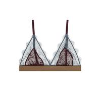 LOVE STORIES Soutien-gorge sans armatures LOVE LACE bordeaux rouge foncé | 75 A/B