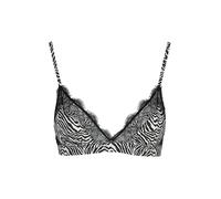 LOVE STORIES Soutien-gorge sans armatures LOVE LACE Imprimé Zèbre noir | 75 C/D