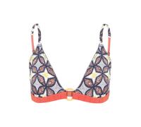 LOVE Stories Soutien-gorge 'Uma' marine / marron / jaune / blanc, Taille 70