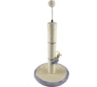 Arbre à Chat avec Jouets "Tronc" 46cm Gris & Écru Gris G