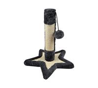 Love Story, Arbre à Chaton avec Socle Etoile et Jouet MDF 30 x 30 x H33 cm Anthracite