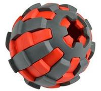 Love Story - Balle distributeur de croquettes - Noir et rouge G