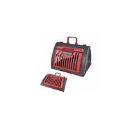 Love Story, Caisse de Transport Pliable Plastique 46 x 35 x H33 cm Anthracite Rouge