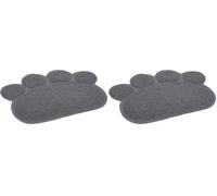 Love Story CODICO 6TAP001GR Pattou Tapis de Litière pour Chat (Lot de 2)