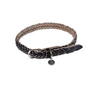 Collier pour Chien Réglable "Tressé" 50-70cm Noir