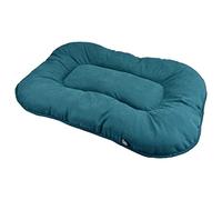 Coussin flocon en microfibre - Bleu canard - L 107 x l 72 cm - Gamme Softy Bleu